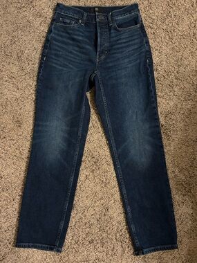 Banana Republic Women's Dark Indigo Straight-Leg Jeans